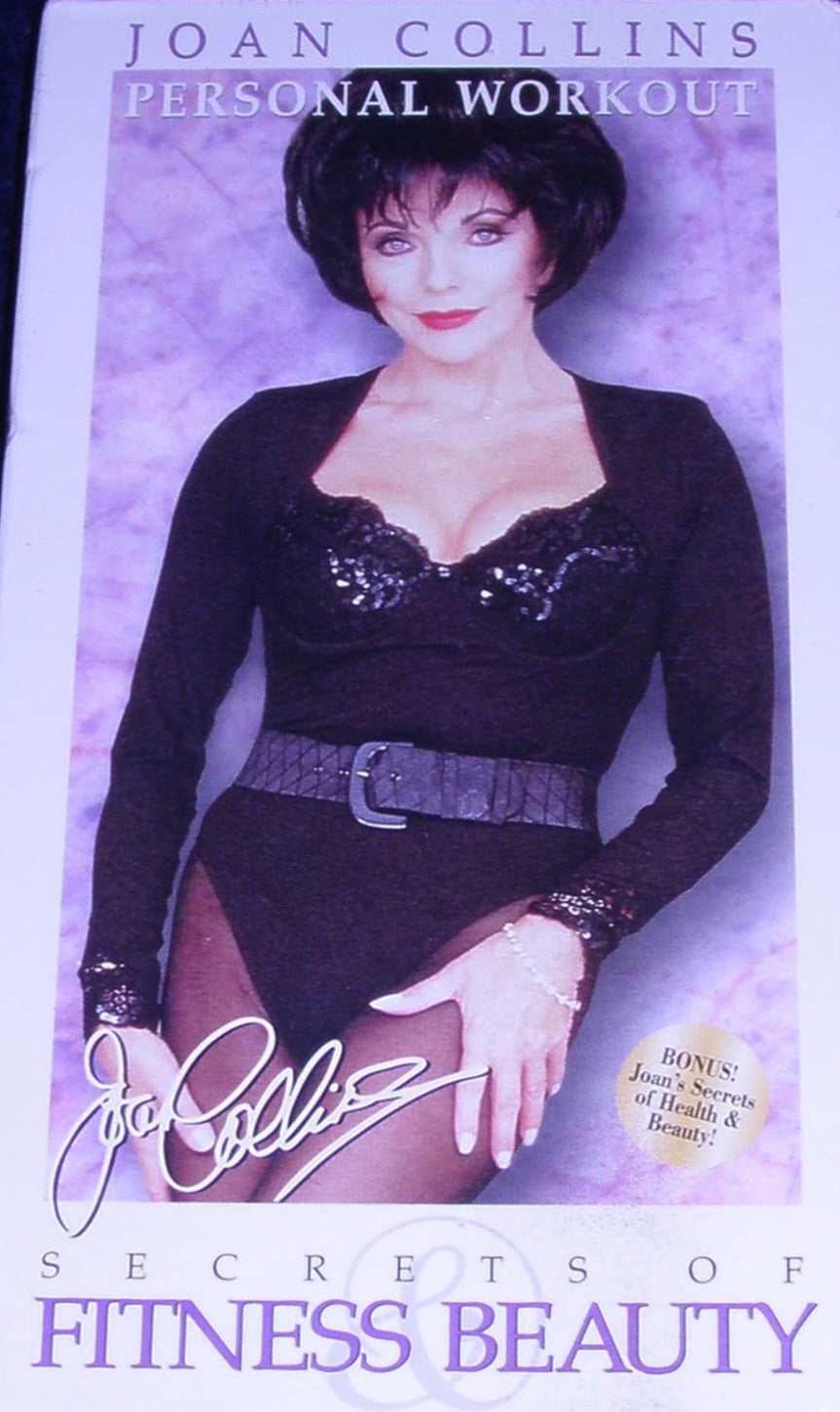 JOAN COLLINS PERSONAL WORKOUT: SECRETS OF FITNESS AND BEAUTY (1994) VERY RARE!!! Joan Collins