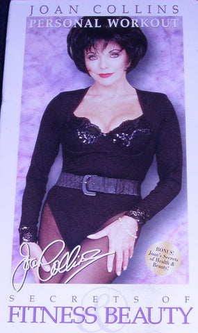 JOAN COLLINS PERSONAL WORKOUT: SECRETS OF FITNESS AND BEAUTY (1994) VERY RARE!!! Joan Collins