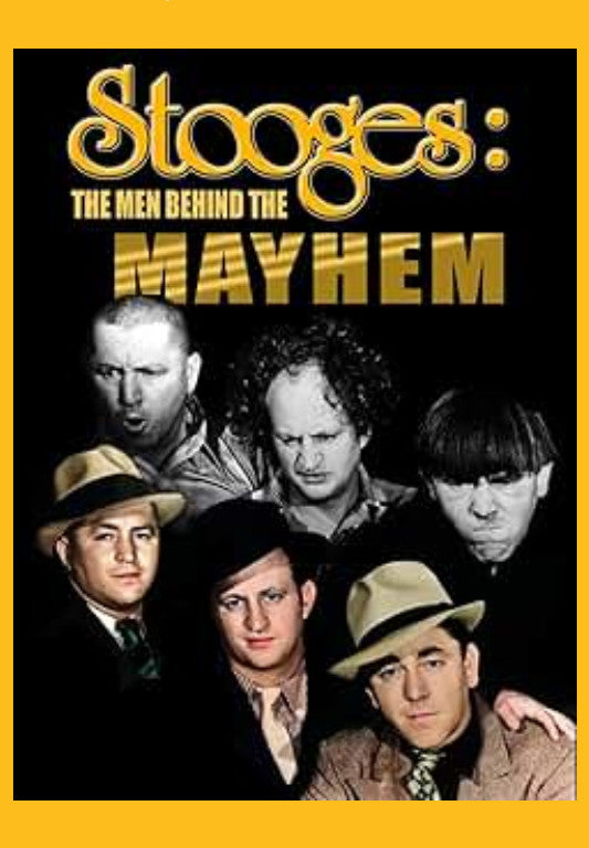 STOOGES: THE MEN BEHIND THE MAYHEM (A&E 12/23/94) HARD TO FIND!!! Moe Howard, Larry Fine
