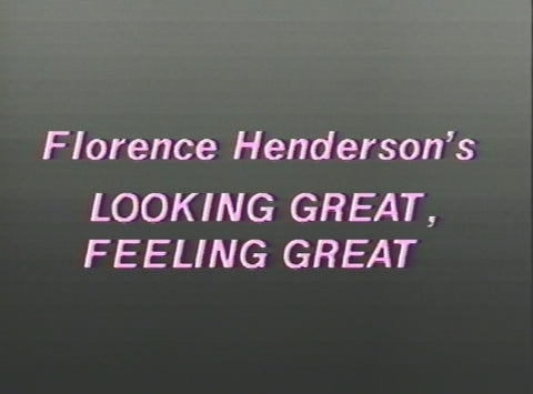 FLORENCE HENDERSON'S LOOKING GREAT FEELING GREAT (1990) VERY RARE!!! Florence Henderson