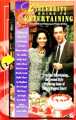 CELEBRITY GUIDE TO ENTERTAINING (1992) VERY RARE!!! Whoopi Goldberg, Dudley Moore, Henry Winkler, Steven Seagal, Terri Garr, Jon Voight, Jackie Collins, Tony Curtis, Rod Steiger, Peter Weller, Merv Griffin, Shelley Hack, Kelly LeBrock, Sarah Douglas