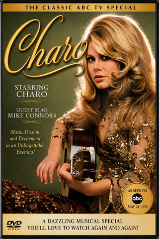 CHARO (ABC 5/24/76) RARE!!! EXCELLENT QUALITY!!! Charo, Mike Connors, Frank De Vol, David Michael