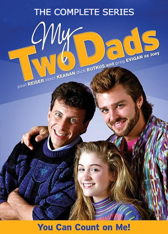 MY TWO DADS - THE COMPLETE SERIES (NBC 1987-90) Paul Reiser, Greg Evigan, Staci Keanan, Florence Stanley, Giovanni Ribisi, Chad Allen, Amy Hathaway, Dick Butkus