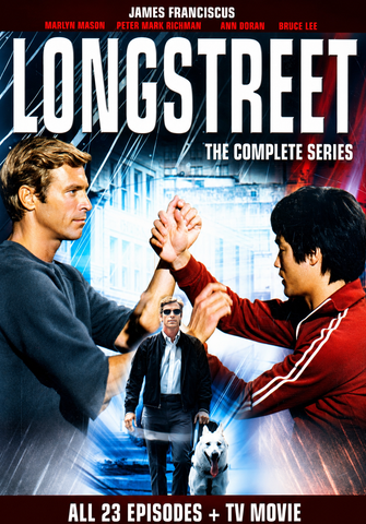 LONGSTREET - THE COMPLETE SERIES + PILOT MOVIE (ABC 1971-72) HARD TO FIND!!! James Fanciscus, Marlyn Mason, Peter Mark Richman, Bruce Lee, Ann Doran
