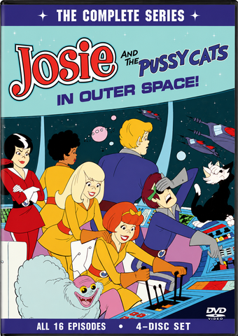 JOSIE AND THE PUSSYCATS IN OUTER SPACE: THE COMPLETE ANIMATED SERIES (CBS 1972-1973) Janet Waldo, Don Messick, Sherry Alberoni, Casey Kasem, Jackie Joseph, Jerry Dexter, Barbara Pariot, Cathy Dougher, Alan M. Mayberry, Patrice Holloway