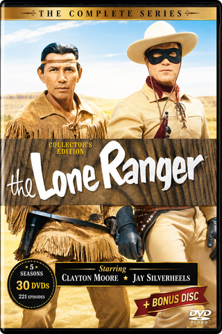 LONE RANGER, THE - THE COMPLETE SERIES + BONUS DVD! (ABC 1949-57) NEW UPDATED SET Clayton Moore, Jay Silverheels