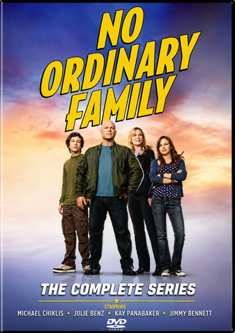 NO ORDINARY FAMILY: THE COMPLETE SERIES (ABC 2010-2011) Michael Chiklis, Julie Benz, Kay Panabaker, Jimmy Bennett, Romany Malco, Autumn Reeser, Stephen Collins, Jason Antoon, Luke Kleintank