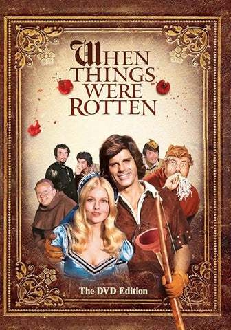WHEN THINGS WERE ROTTEN (ABC 1975) NEW PRINT—EXCELLENT QUALITY!!! Dick Gautier, Dick Van Patten, Bernie Kopell, Richard Dimitri, Henry Polic II, Ron Rifkin, Misty Rowe, David Sabin