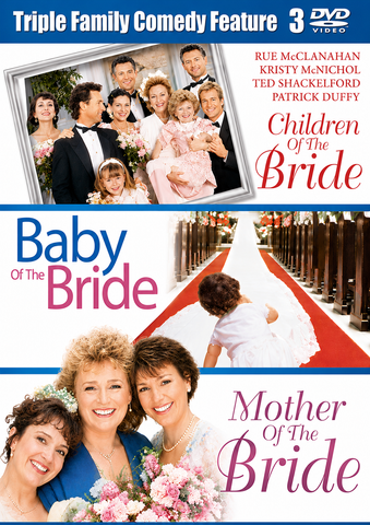 THE BRIDE TRILOGY COLLECTION (CBS) THREE MOVIE SET!!! Rue McClanahan, Kristy McNichol, Patrick Duffy, Ted Shackelford, Anne Bobby, Paul Dooley, Greg Kean