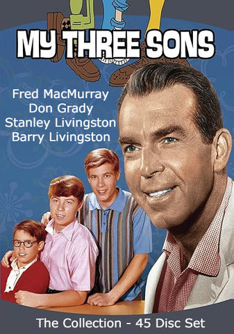 MY THREE SONS - THE COLLECTION  (ABC/CBS 1960-72) Fred MacMurray, Tim Considine, Don Grady, Stanley Livingston, William Frawley, William Demarest, Barry Livingston, Tina Cole, Beverly Garland, Meredith MacRay, Ronne Troup, Dawn Lyn