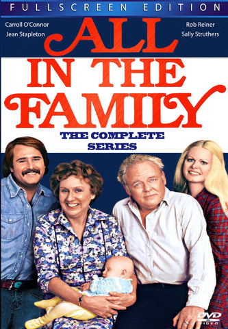 ALL IN THE FAMILY - THE COMPLETE SERIES + BONUS (CBS 1972-79) Carroll O'Connor, Jean Stapleton, Sally Struthers, Rob Reiner