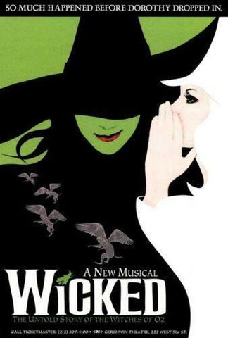 WICKED – THE MUSICAL (2003 NYC GERWIN THEATRE) EXTREMELY RARE!!! Kristin Chenoweth, Idina Menzel, Joel Grey, Norbert Leo Butz, Carole Shelley, Michelle Federer, Christopher Fitzgerald, William Youmans