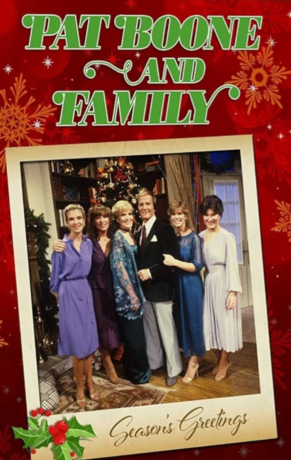 PAT BOONE & FAMILY CHRISTMAS SPECIAL (ABC 12/9/79) Pat Boone, Debby Boone, Shirley Boone, Cherry Boone, Lindy Boone, Laurie Boone, The Hudson Brothers, Norman Fell, Audra Lindley, Tom Bosley, Gavin McLeod, Dinah Shore, Rosemary Clooney, Yogi Bear