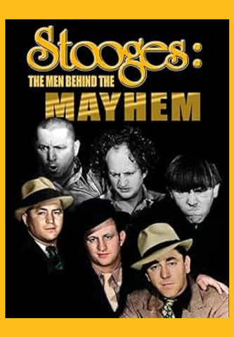 STOOGES: THE MEN BEHIND THE MAYHEM (A&E 12/23/94) HARD TO FIND!!! Moe Howard, Larry Fine