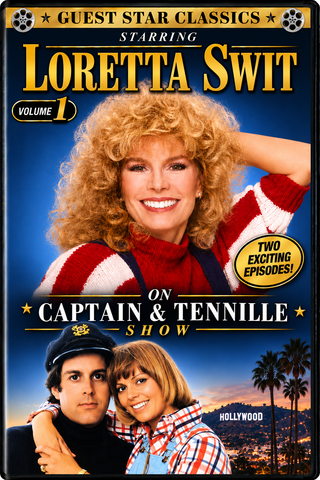 LORETTA SWIT – VOL 1: CAPTAIN & TENNILLE (ABC 1976-1977) Loretta Swit, Toni Tennille, Daryl Dragon, Raymond Burr, Farrah Fawcett-Majors, Kate Jackson, Jaclyn Smith, Pat Morita, Ed McMahon, Paul Williams, Rufus, Chaka Khan