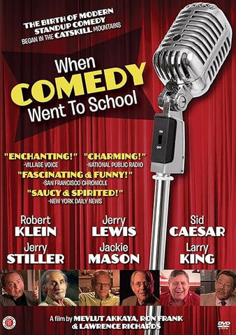 WHEN COMEDY WENT TO SCHOOL (PBS 2014) OUT OF PRINT!!! HARD TO FIND!!! Jerry Lewis, Sid Caesar, Robert Klein, Jackie Mason, Mort Sahl, Jerry Stiller, Dick Gregory, Larry King