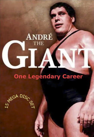 ANDRÉ THE GIANT: ONE LEGENDARY CAREER (15-DVD MEGA SET) André René Roussimoff