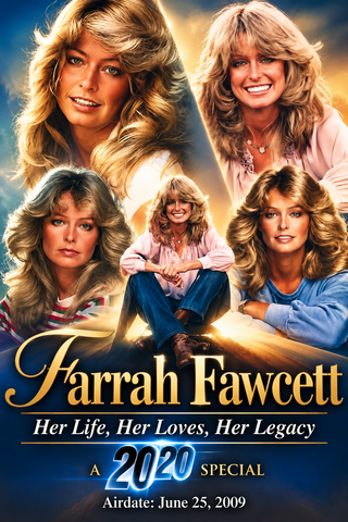 FARRAH FAWCETT: HER LIFE, HER LOVES, HER LEGACY (ABC 6/25/09) VERY RARE!!! HARD TO FIND!!! Farrah Fawcett, Barbara Walters, Jaclyn Smith, Ryan O'Neal, Alana Stewart, Jose Eber, Leonard Goldberg, Dr. Leonard Piro