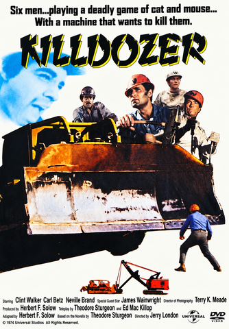 KILLDOZER (ABC 2/2/1974) EXCELLENT QUALITY!!! Clint Walker, Carl Betz, Robert Urich, James Wainwright, Neville Brand and James Watson, Jr.