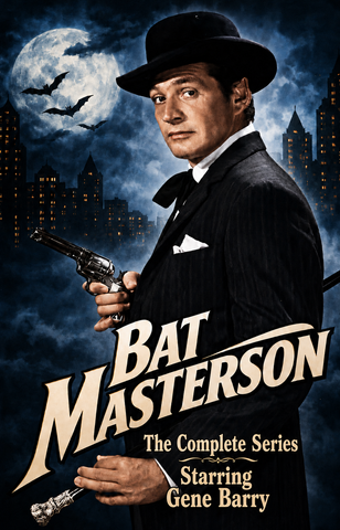 BAT MASTERSON – THE COMPLETE SERIES (NBC 1958-61) Gene Barry