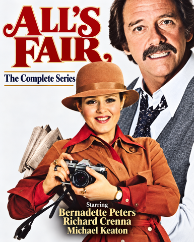 ALL'S FAIR – THE COMPLETE NORMAN LEAR SITCOM (CBS 1976-77) RARE!!! Bernadette Peters, Richard Crenna, Michael Keaton, Jack Dobson