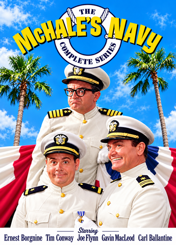 MCHALE’S NAVY – THE COMPETE SERIES + 2 BONUS MOVIES (ABC 1962-66) EXCELLENT QUALITY! Ernest Borgnine, Tim Conway, Joe Flynn, Gavin MacLeod, Carl Ballantine