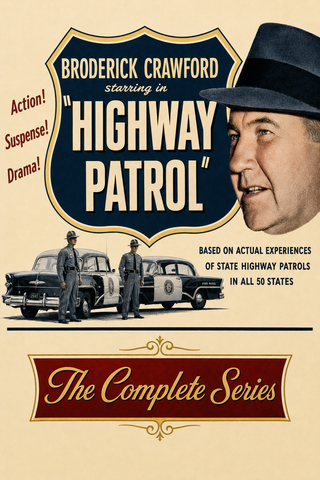 HIGHWAY PATROL - THE COMPLETE SERIES (1955-59) Broderick Crawford