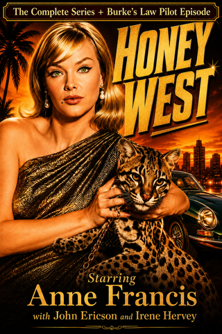 HONEY WEST - THE COMPLETE SERIES + RARE BONUS (ABC 1965-66) EXCELLENT QUALITY!!! Anne Francis, John Ericson, Irene Hervey