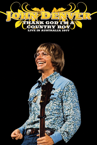 JOHN DENVER - THANK GOD I'M A COUNTRY BOY: LIVE IN AUSTRALIA (1977) HARD TO FIND!!! John Denver