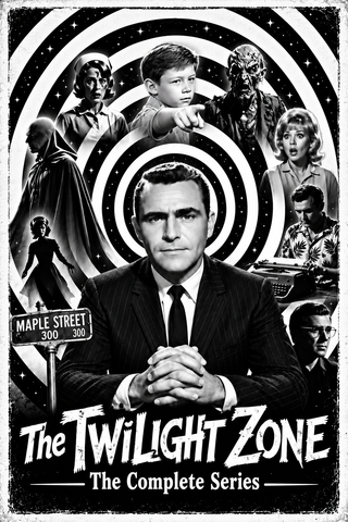 TWILIGHT ZONE, THE - THE COMPELETE ORIGINAL SERIES (CBS 1958-1964) RETAIL QUALITY!!! Rod Serling