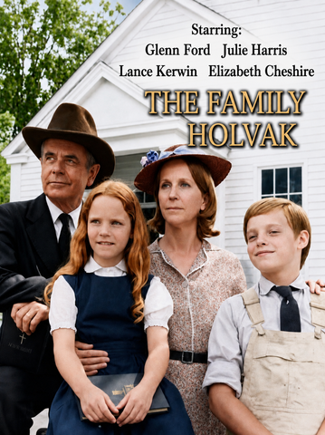 FAMILY HOLVAK, THE: THE LONG WAY HOME (NBC 1975) Glenn Ford, David Carradine, Julie Harris, Lance Jerwin, Elizabeth Cheshire