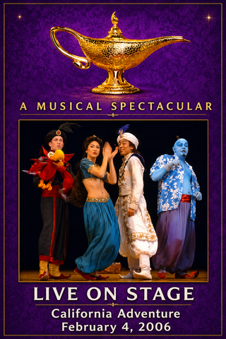 DISNEY’S ALADDIN: A MUSICAL SPECTACULAR (DCA 2/4/06) EXTREMLY RARE!!!