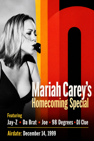 MARIAH CAREY'S HOMECOMING SPECIAL (FOX 12/14/99) VERY RARE!!! HARD TO FIND!!! Mariah Carey, Jay-Z, Da Brat, Joe, 98 Degrees DJ Clue
