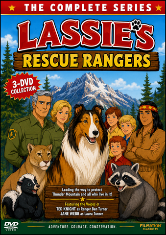 LASSIE'S RESCUE RANGERS (ABC 1973-75) RARE!!! HARD TO FIND!!! Ted Knight, Jane Webb,