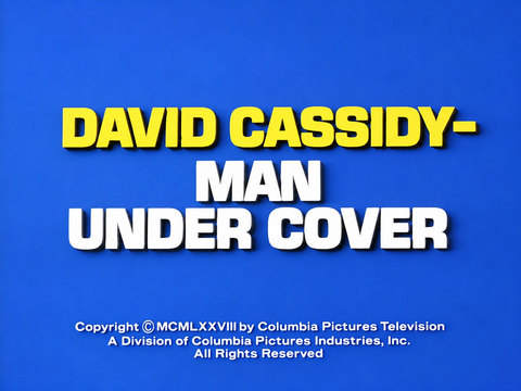 DAVID CASSIDY - MAN UNDER COVER - THE COMPLETE SERIES + BONUS PILOT EPISODE (NBC 1978-79) UPGRADED SET!!! David Cassidy, Simon Oakland, Wendy Rastatter