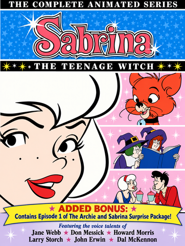 SABRINA, THE TEENAGE WITCH: THE ANIMATED SERIES + RARE BONUS (CBS 1971) Jane Webb, Don Messick, Howard Morris, Larry Storch, John Erwin, and Dal McKennon