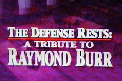DEFENSE RESTS: A TRIBUTE TO RAYMOND BURR (NBC 10/22/93) - Rewatch Classic TV - 1