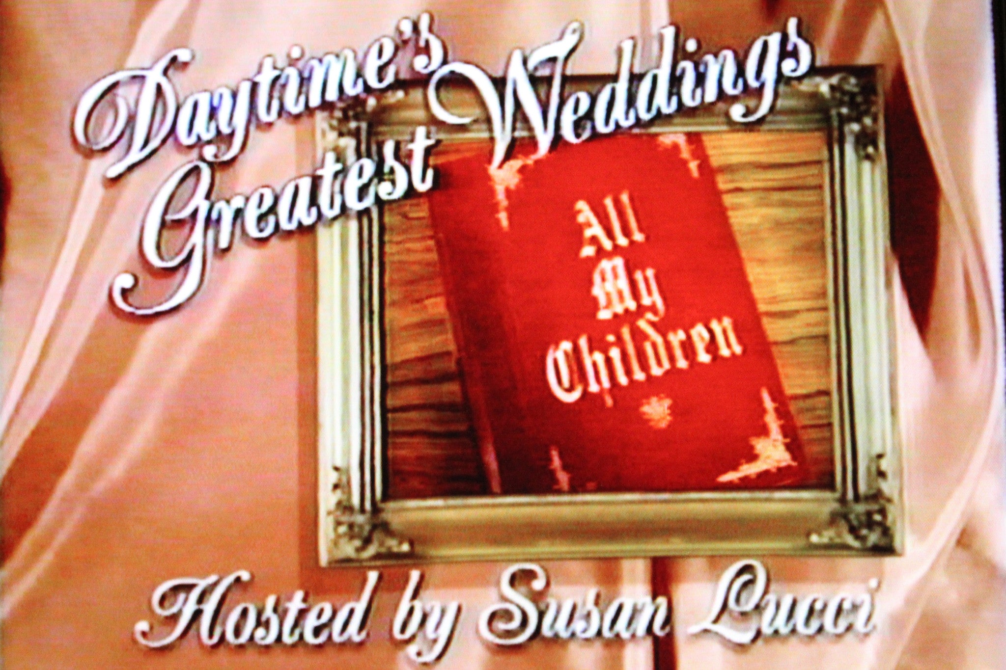 DAYTIME'S GREATEST WEDDINGS: ALL MY CHILDREN (ABC) - Rewatch Classic TV - 1