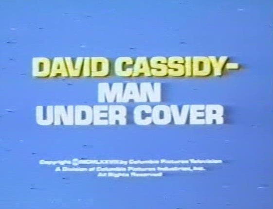 DAVID CASSIDY - MAN UNDER COVER - THE COMPLETE SERIES + BONUS PILOT EP ...