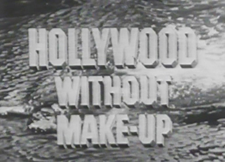HOLLYWOOD WITHOUT MAKE-UP (1957) Debbie Reynolds, Clark Gable, Marx Brothers, Walt Disney, Lucille Ball, Erroll Flynn