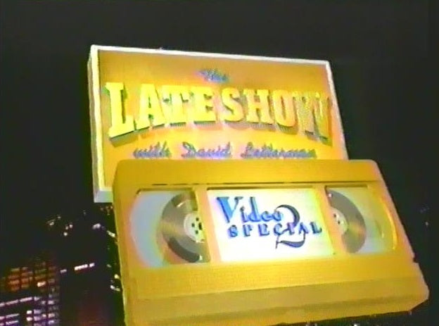The Late Show with David Letterman Video Special 2 was a CBS primetime special that aired February 19, 1996. This special is available on DVD from RewatchClassicTV.com.