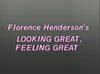 FLORENCE HENDERSON'S LOOKING GREAT FEELING GREAT (1990) VERY RARE!!! Florence Henderson