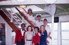 William Bassett, Ted Hamilton, Sandy Helberg, Terry O'Mara, Jeraldine Saunders, Joseph R. Sicari, and Teddy Wilson in The Love Boat (1976). To purchase a DVD of this film visit RewatchClassicTV.com