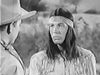 Actor Leonard Nimoy in the episode "Incident Before Black Pass" from the TV western "Rawhide" - 1961
