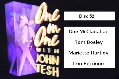 ONE ON ONE WITH JOHN TESH - DISC 52 (1991-92 NBC Daytime) - Rewatch Classic TV - 1