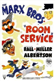 ROOM SERVICE – COLORIZED EDITION – Marx Brothers/Lucille Ball (1938)