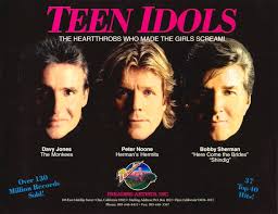 Bobby Sherman, Davy Jones, Peter Noone - the teen idols in concert. DVD available from www.RewatchClassic.TV.com 