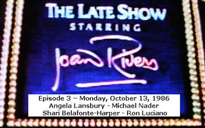 LATE SHOW STARRING JOAN RIVERS - EPISODE 3 (FOX 10/13/86) - Rewatch Classic TV