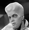 American actor Richard Kiel (as a Kanamit) in a scene from the “To Serve Man” episode of The Twilight Zone, March 2, 1962. The complete series is available from RewatchClassicTV.com.