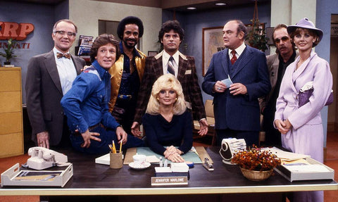 WKRP IN CINCINNATI: THE COMPLETE SERIES (CBS 1978-82) Loni Anderson, Howard Hesseman, Gordon Jump, Gary Sandy, Tim Reid, Richard Sanders, Jan Smithers, Frank Bonner